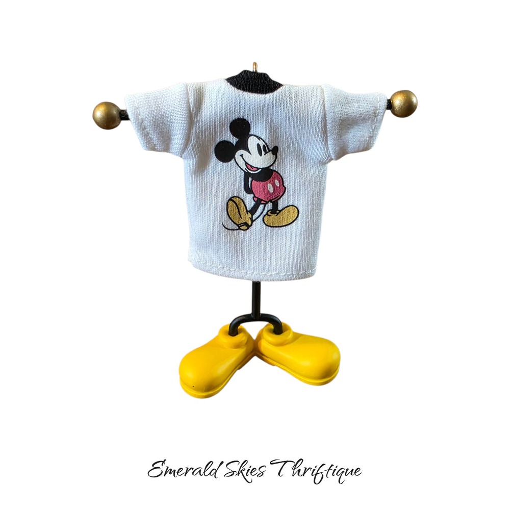 Hallmark Keepsake Disney Style With a Smile Mickey Mouse Ornament 2007 free ship